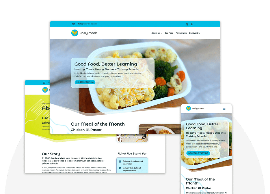 Unity Meals Responsive Views